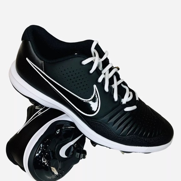 Nike Alpha Huarache 3 Varsity Low Cleats Spikes Black CT0829-003 Men’s Size 13 - Picture 9 of 10